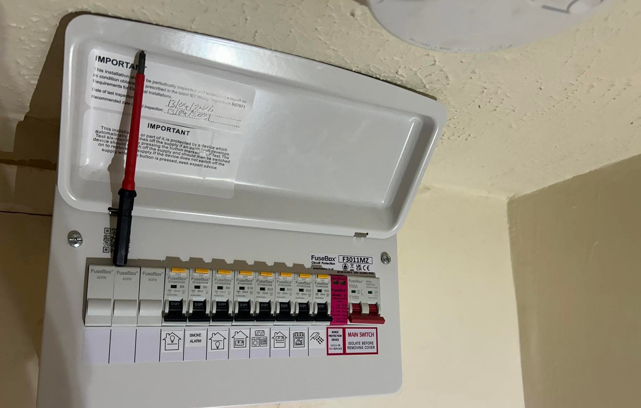 Consumer Unit / RCBO Upgrade - photo 1